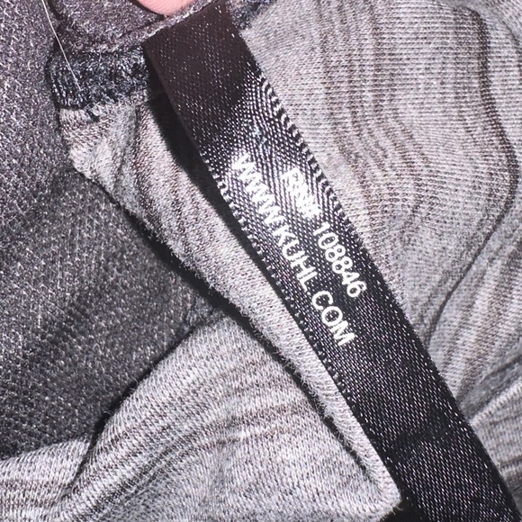 KUHL Pippa Cowl Neck Pullover Sweater Womens Medium Long Sleeve Gray Stripes - Picture 8 of 15